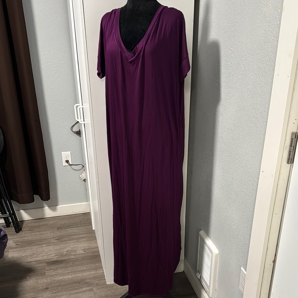 Zenana Outfitters Plum Maxi Dress